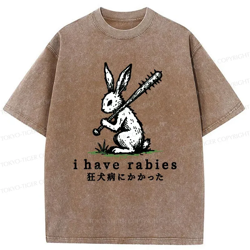 Tokyo-Tiger Violent Rabbit Washed T-Shirt