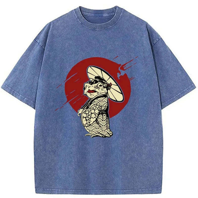 Tokyo-Tiger Frog Monster Washed T-Shirt