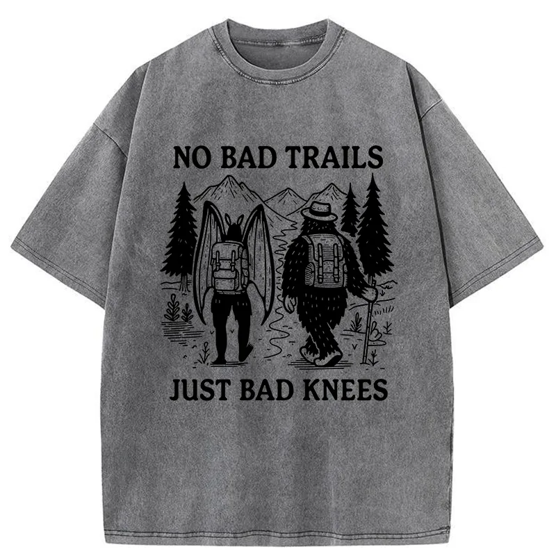 Tokyo-Tiger Go Camping With Monsters Washed T-Shirt