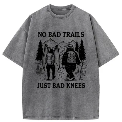 Tokyo-Tiger Go Camping With Monsters Washed T-Shirt