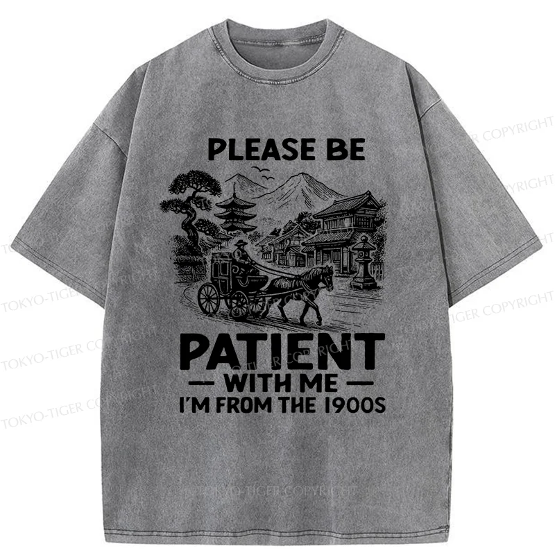 Tokyo-Tiger People From The 90s Washed T-Shirt