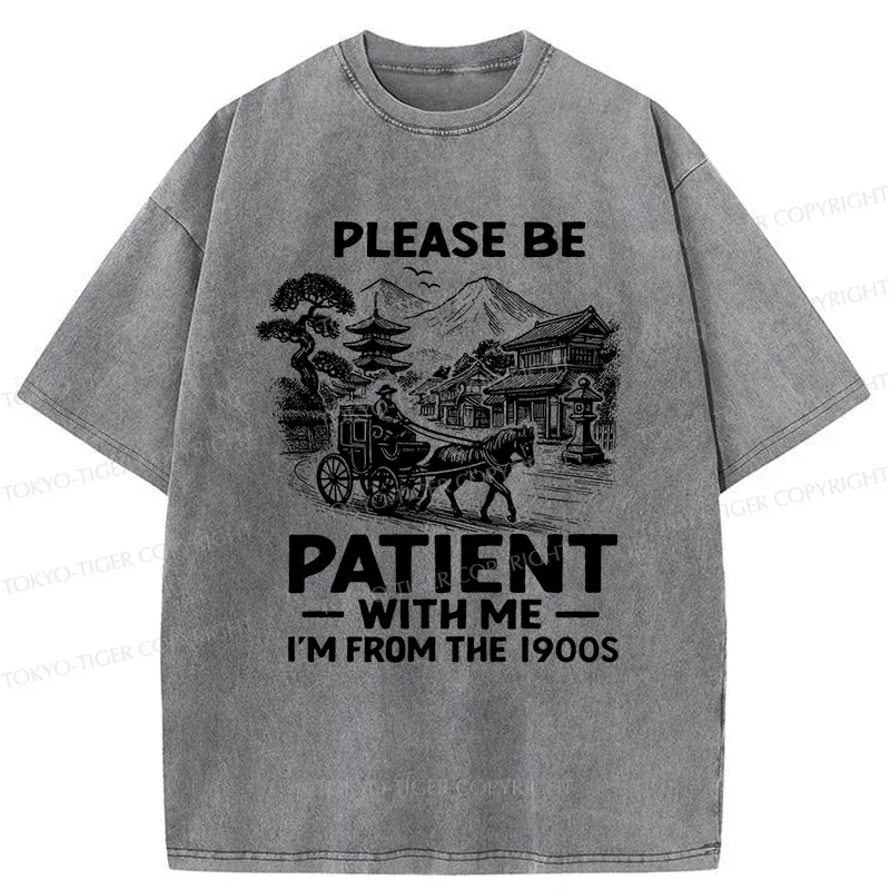 Tokyo-Tiger People From The 90s Washed T-Shirt