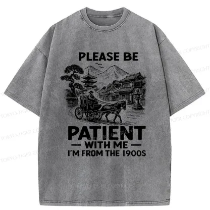 Tokyo-Tiger People From The 90s Washed T-Shirt