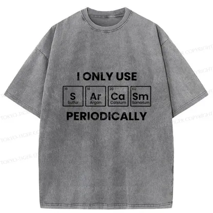 Tokyo-Tiger Interesting Chemical Elements Washed T-Shirt