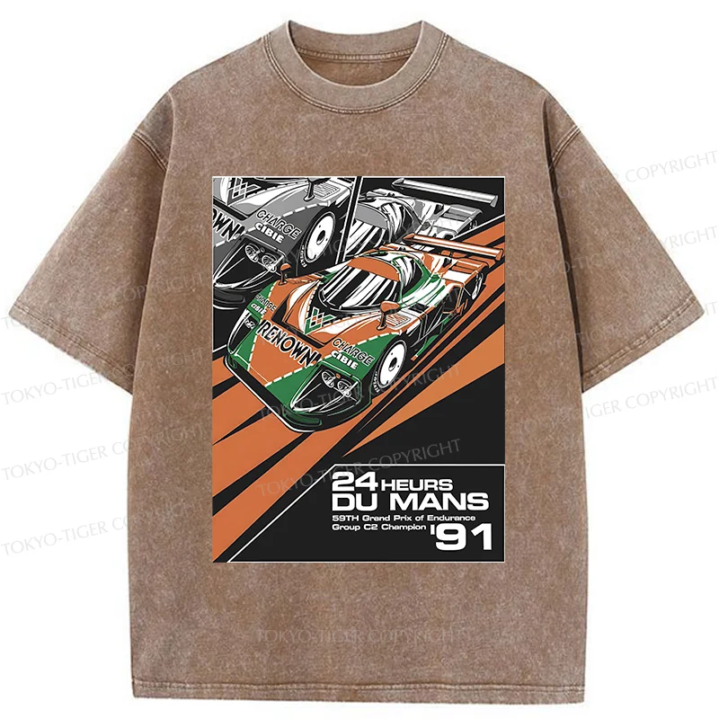 Tokyo-Tiger Cool Racing Washed T-Shirt