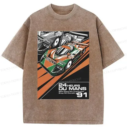 Tokyo-Tiger Cool Racing Washed T-Shirt
