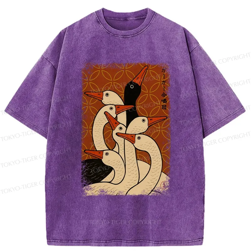 Tokyo-Tiger The Goose Choir Washed T-Shirt