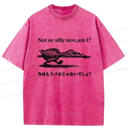 Tokyo-Tiger I'm Not So Silly Now Washed T-Shirt