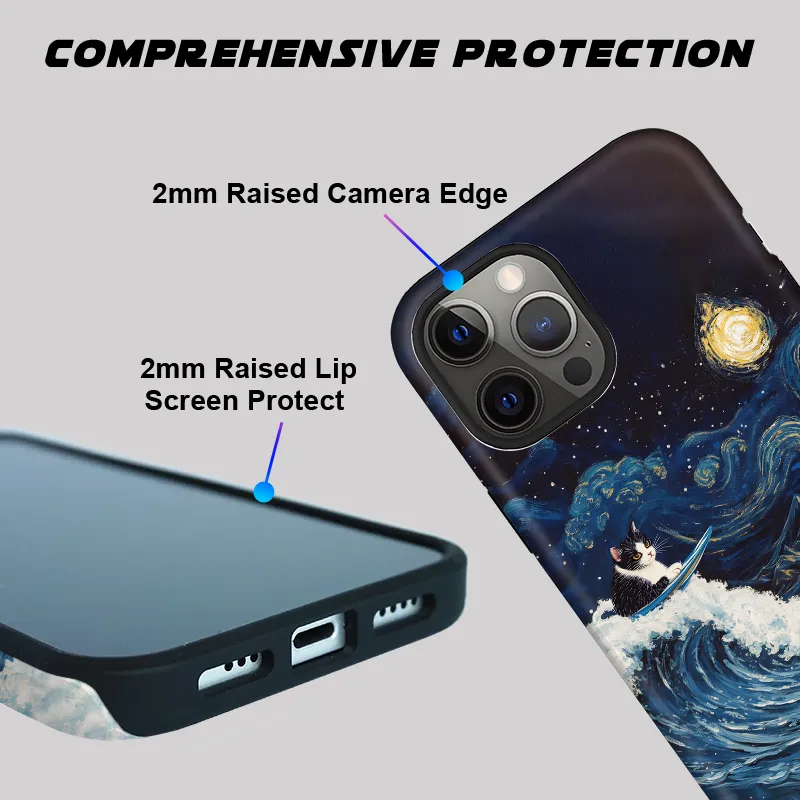 Tokyo-Tiger The Great Wave Off Cat Phone Case