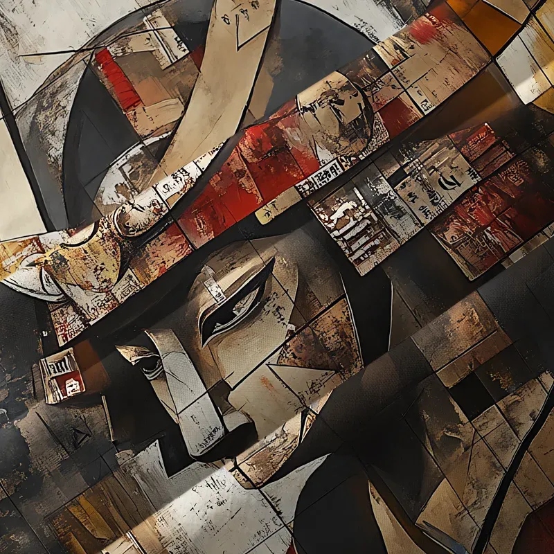 Tokyo-Tiger Abstract Japanese Samurai Aloha Hawaiian Shirt