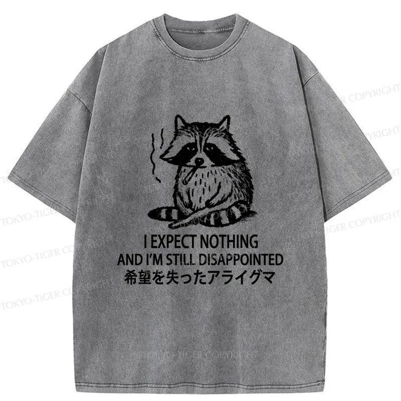 Tokyo-Tiger Lost Hope Raccoon Washed T-Shirt