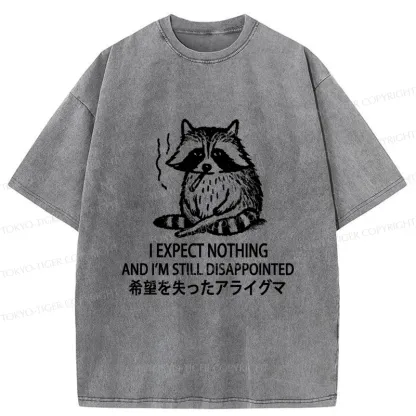 Tokyo-Tiger Lost Hope Raccoon Washed T-Shirt