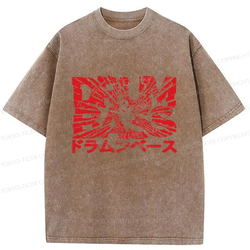 Tokyo-Tiger Broken DNB Washed T-Shirt
