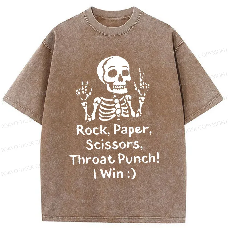Tokyo-Tiger Winning Skeleton Washed T-Shirt