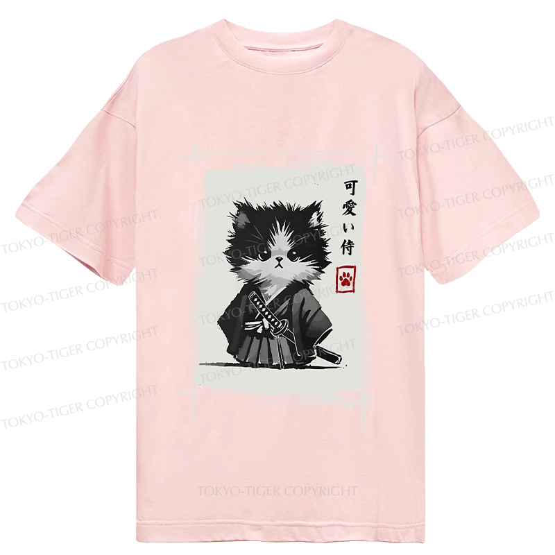 Tokyo-Tiger Kitten Samurai Classic T-Shirt