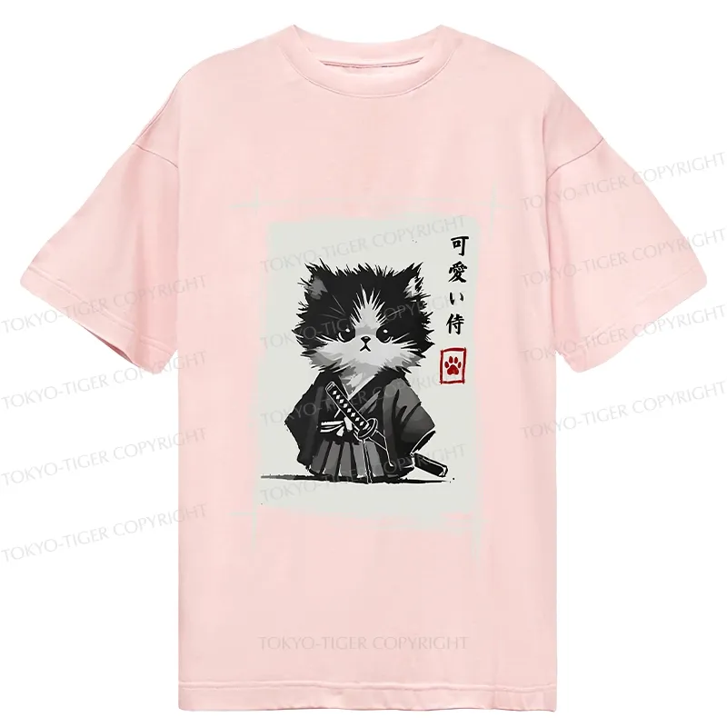 Tokyo-Tiger Kitten Samurai Classic T-Shirt