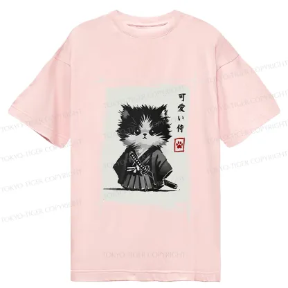 Tokyo-Tiger Kitten Samurai Classic T-Shirt