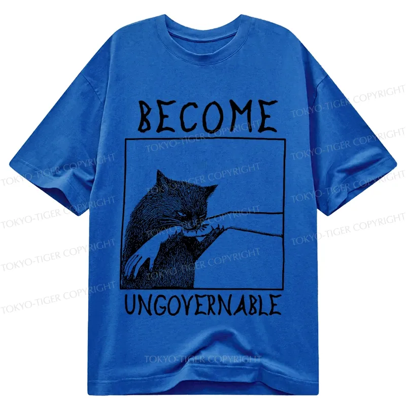 Tokyo-Tiger Cat Biting Arm Classic T-Shirt