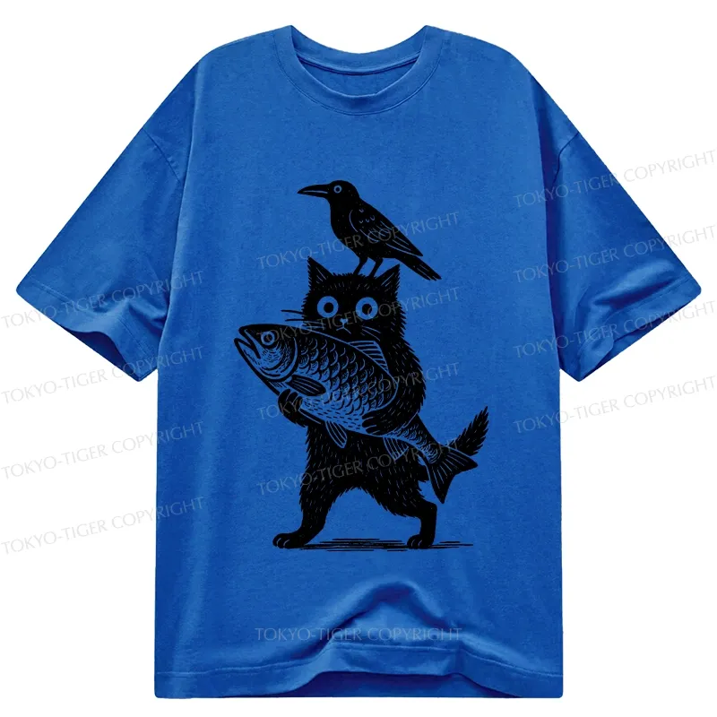 Tokyo-Tiger Black Animals Funny Classic T-Shirt