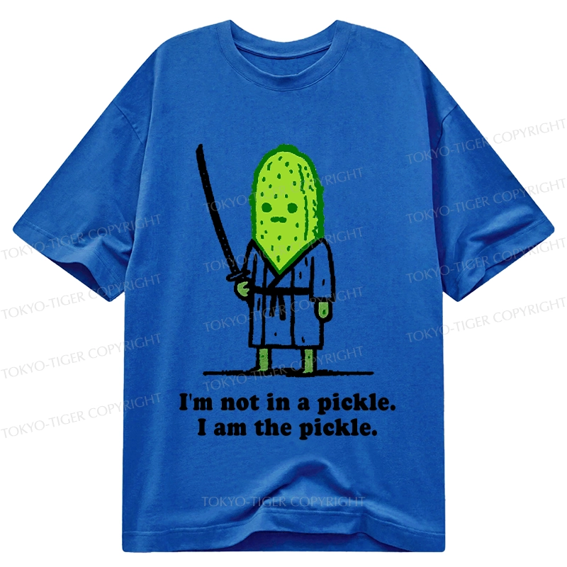 Tokyo-Tiger Funny Cucumber Samurai Classic T-Shirt