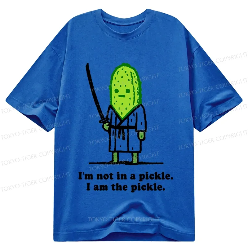 Tokyo-Tiger Funny Cucumber Samurai Classic T-Shirt