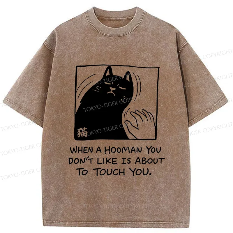 Tokyo-Tiger Rebellious Cat Washed T-Shirt