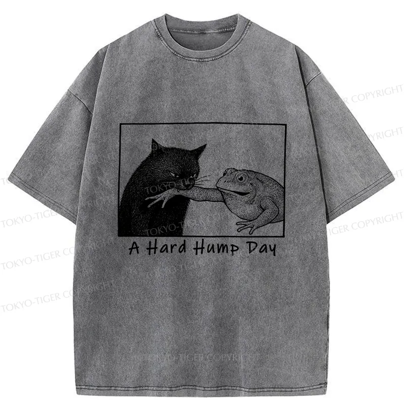 Tokyo-Tiger A Hard Hump Day Washed T-Shirt