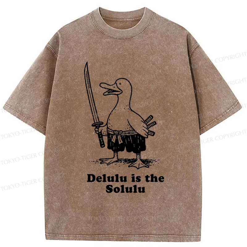 Tokyo-Tiger Samurai Goose Washed T-Shirt