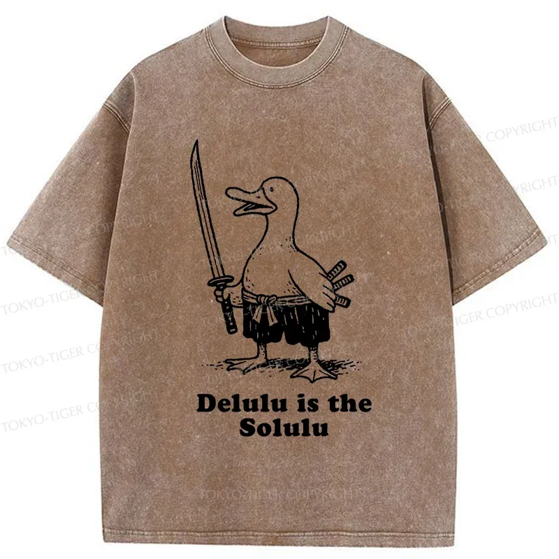 Tokyo-Tiger Samurai Goose Washed T-Shirt