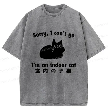 Tokyo-Tiger Indoor Kitten Washed T-Shirt