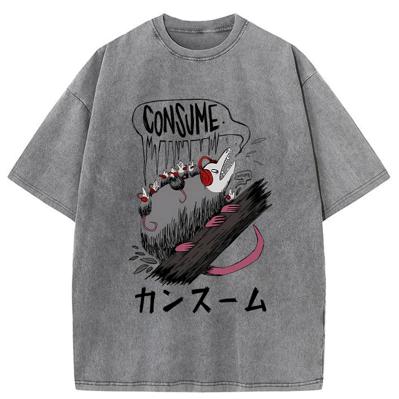 Tokyo-Tiger Consume Possum Japan Washed T-Shirt