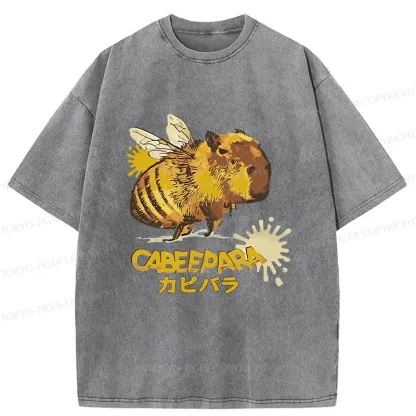 Tokyo-Tiger Cabeepara Washed T-Shirt