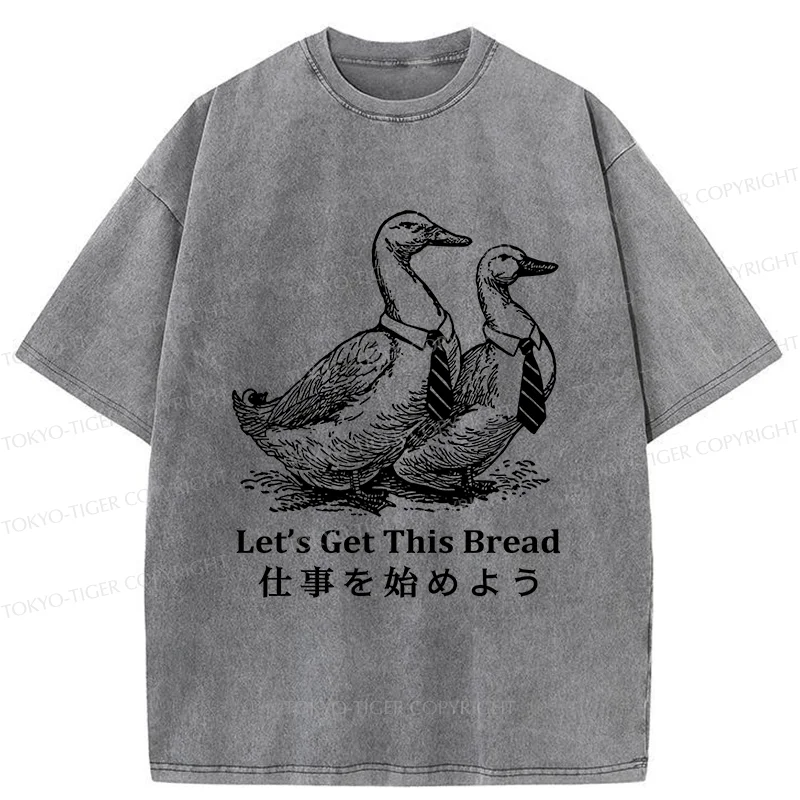 Tokyo-Tiger Working Goose Washed T-Shirt