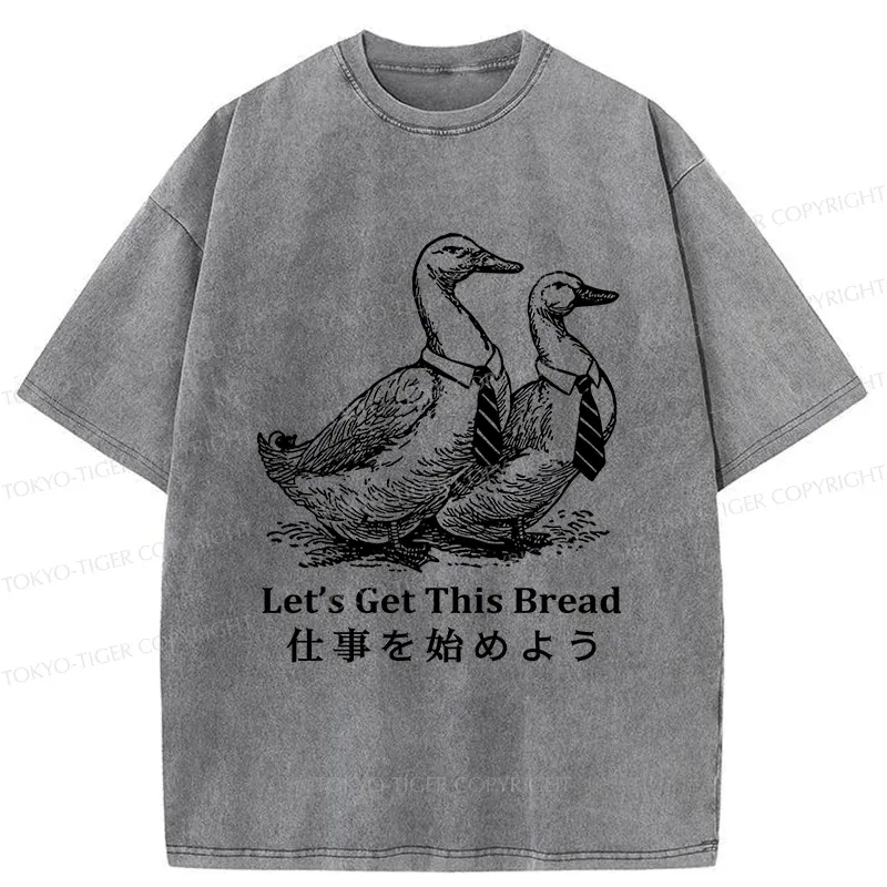 Tokyo-Tiger Working Goose Washed T-Shirt