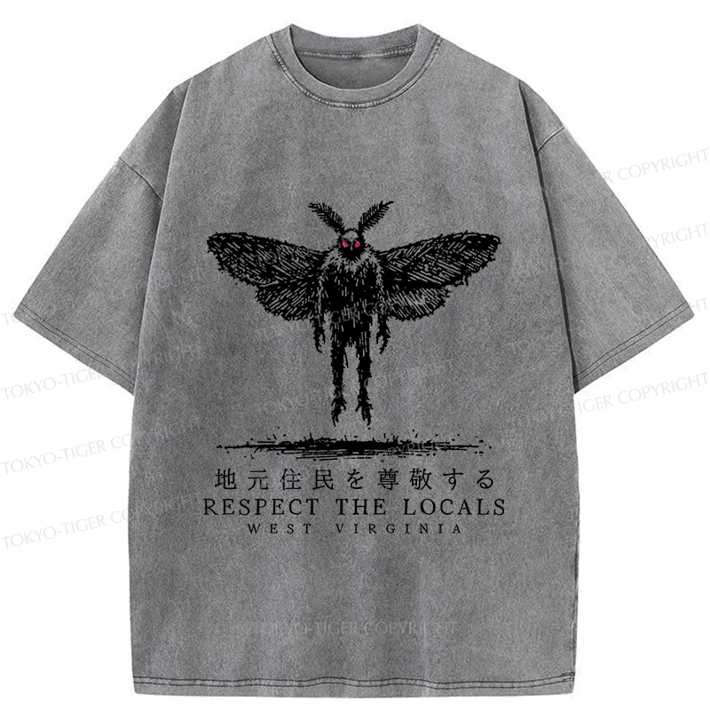 Tokyo-Tiger Mothman Saga Washed T-Shirt