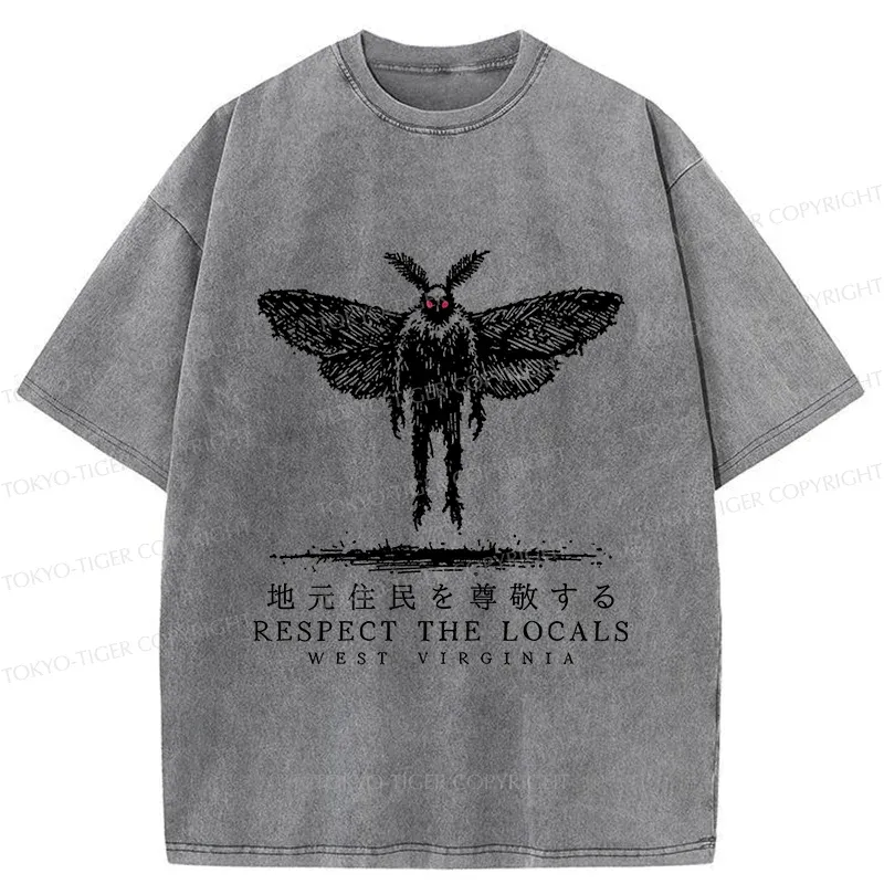 Tokyo-Tiger Mothman Saga Washed T-Shirt