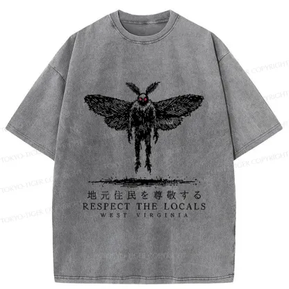 Tokyo-Tiger Mothman Saga Washed T-Shirt