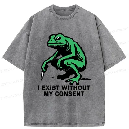 Tokyo-Tiger Dangerous Frog Washed T-Shirt