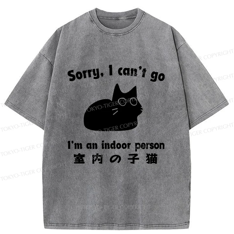 Tokyo-Tiger Indoor Kitten Japan Washed T-Shirt