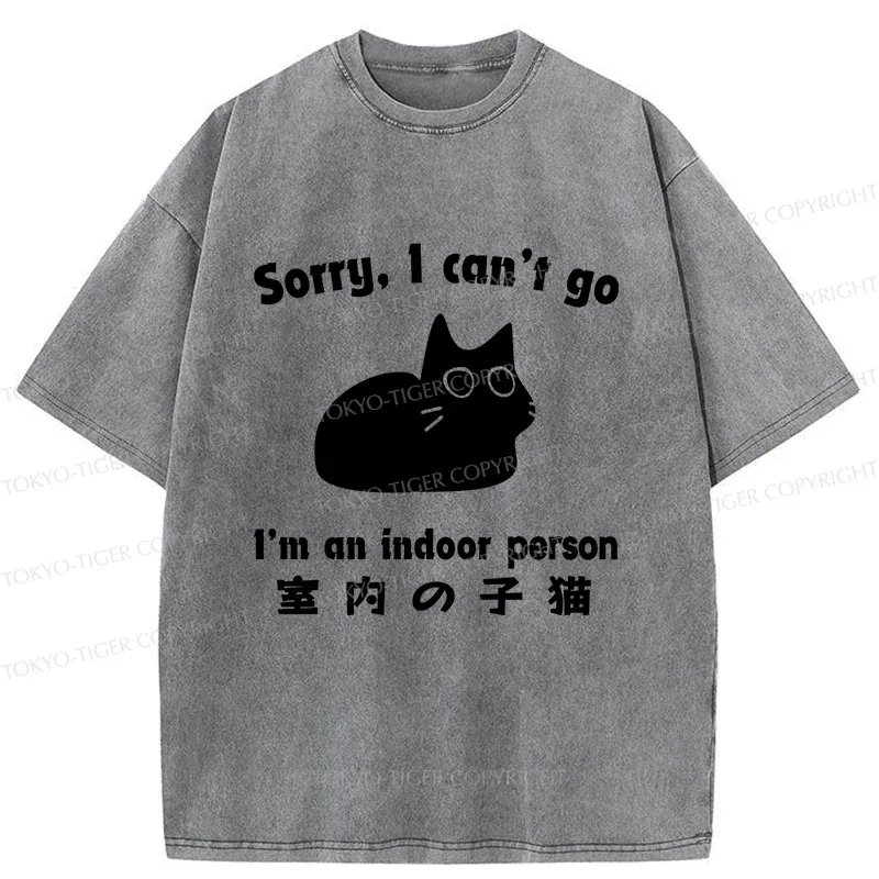 Tokyo-Tiger Indoor Kitten Japan Washed T-Shirt