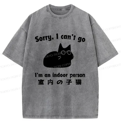 Tokyo-Tiger Indoor Kitten Japan Washed T-Shirt