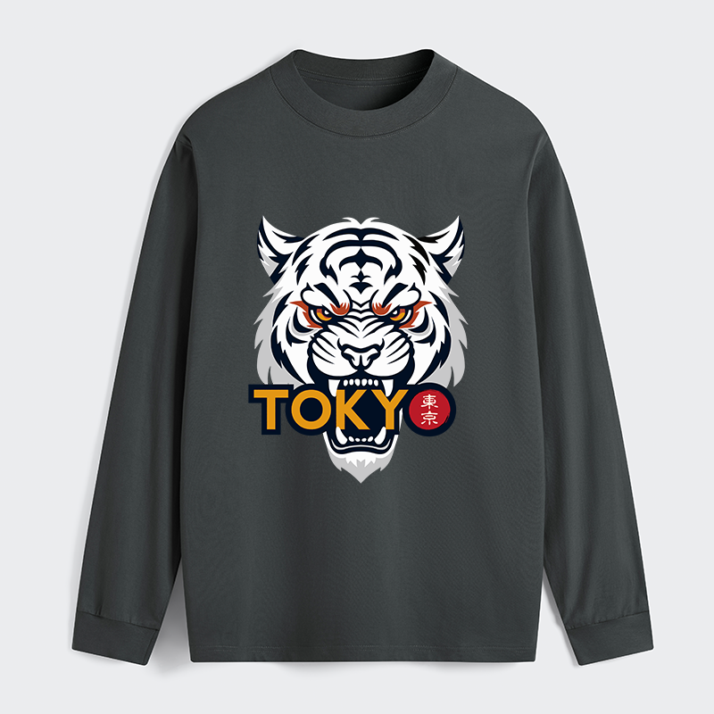 Tokyo-Tiger Logo Classic Long Sleeve T-Shirt