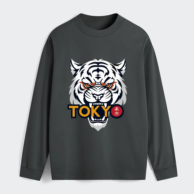 Tokyo-Tiger Logo Classic Long Sleeve T-Shirt