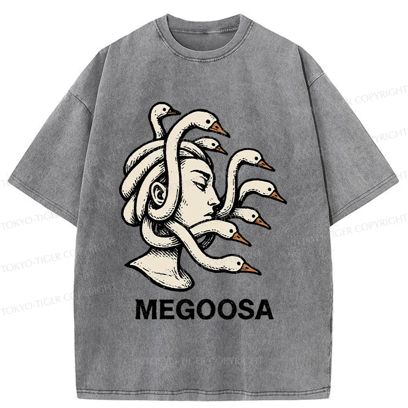 Tokyo-Tiger Legendary Goose Washed T-Shirt