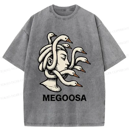 Tokyo-Tiger Legendary Goose Washed T-Shirt
