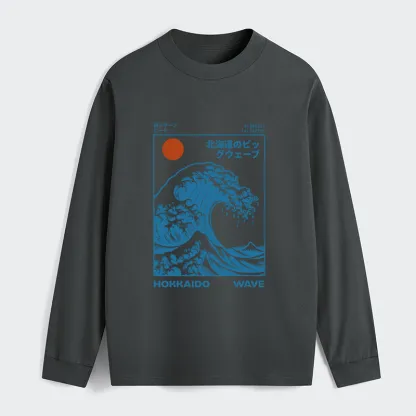 Tokyo-Tiger Hokkaido Wave Japan Classic Long Sleeve T-Shirt