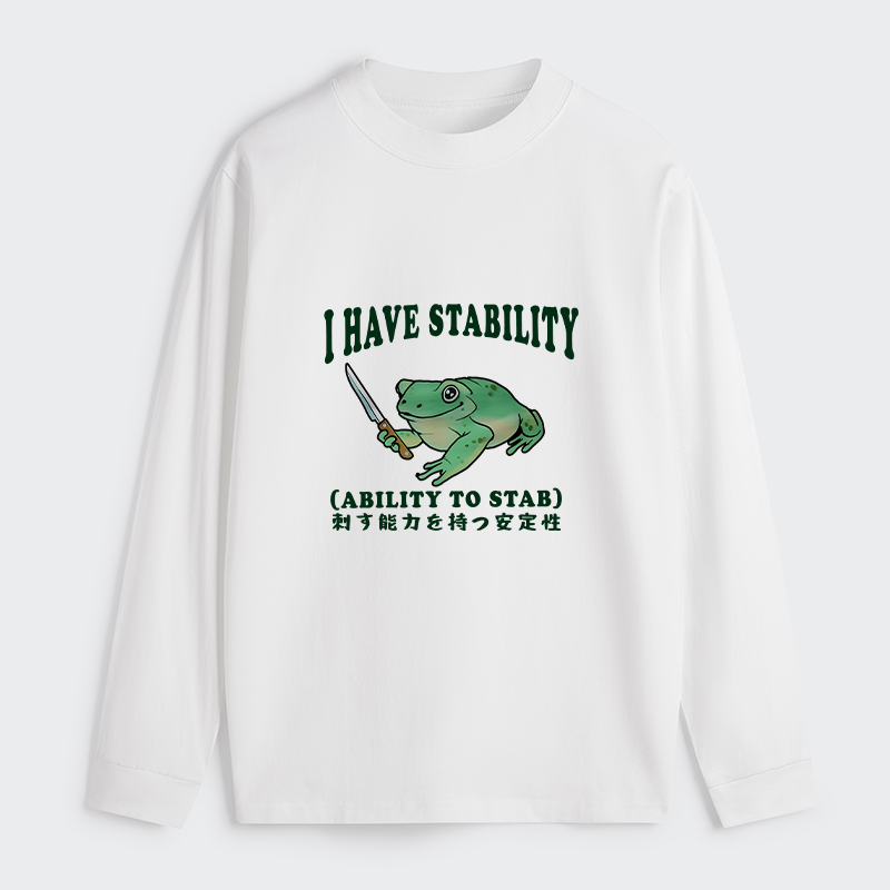 Tokyo-Tiger Mentally Stable Assassin Frog Classic Long Sleeve T-Shirt