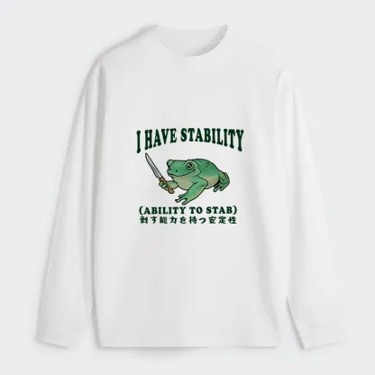 Tokyo-Tiger Mentally Stable Assassin Frog Classic Long Sleeve T-Shirt