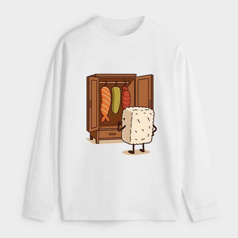 Tokyo-Tiger Sushi Pick Out Clothes Classic Long Sleeve T-Shirt