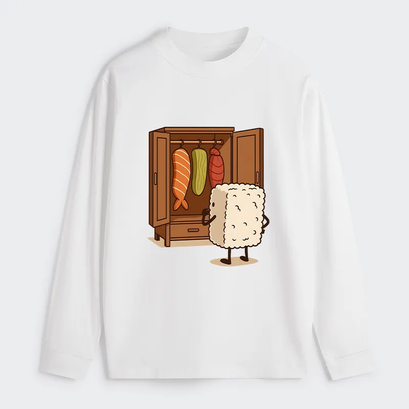 Tokyo-Tiger Sushi Pick Out Clothes Classic Long Sleeve T-Shirt